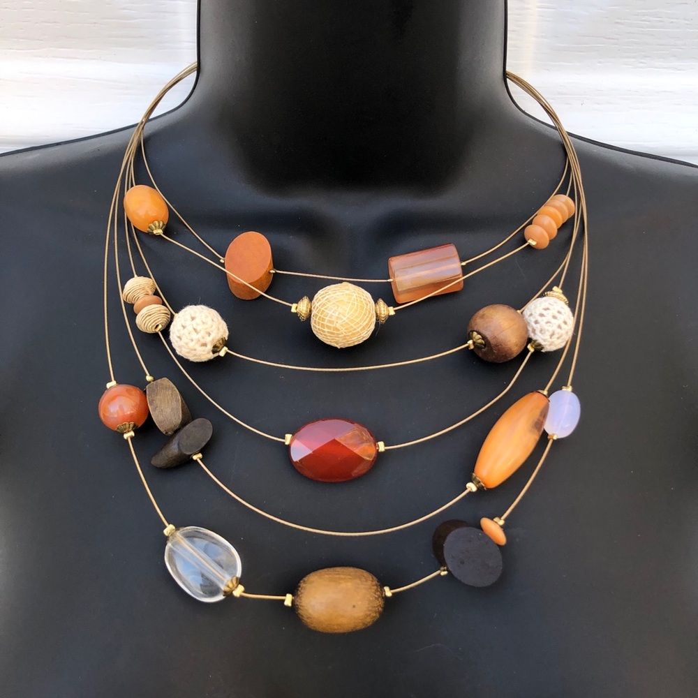 Chico’s Floating Bead Necklace